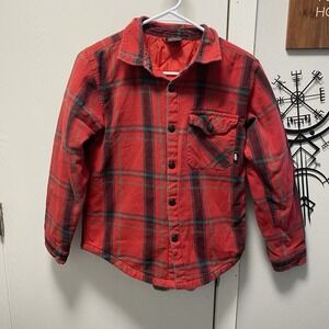 Nike 6.0 Red‎ Flannel Lined Boys Medium 10/12 Jacket